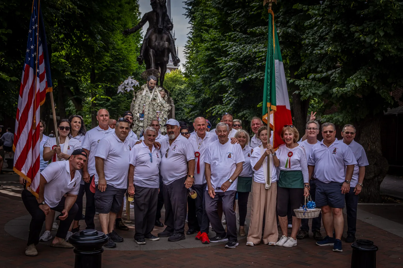 Members at Paul Revere Mall